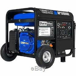 DuroMax 13000-W 20HP Portable Gas Powered RV Ready Generator with Electric Start