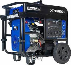 DuroMax 15,000-W 23-HP Portable RV Ready Gas Powered Generator with Electric Start