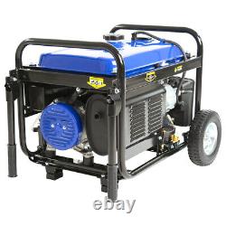 DuroMax 5500-W 7.5HP Portable Hybrid Dual Fuel Gas Generator with Electric Start