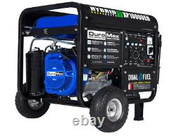 DuroMax XP10000EH Dual Fuel Portable Generator 10000 Watt Gas or Propane Power