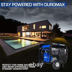 DuroMax XP10000E Gas Powered Portable Generator-10000 Watt Electric Start-Home B