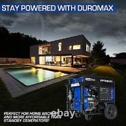 DuroMax XP15000EH Dual Fuel Portable Generator-15000 Watt Gas or Propane Powered