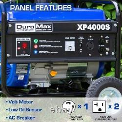 DuroMax XP4000S Portable Generator-4000 Watt Gas Powered Camping & RV Ready