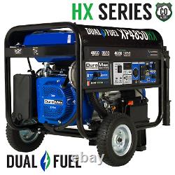 DuroMax XP4850HX 4,850 Watt Portable Dual Fuel Gas Propane CO Alert Generator