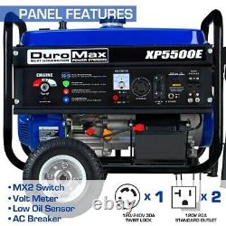 DuroMax XP5500E 5,500 Watt Portable Gas Powered Generator