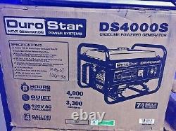 DuroStar DS4000S Gas Powered 4000 Watt Portable Generator