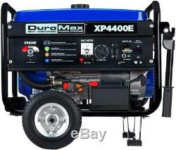 Duromax XP4400E Gas Powered 4400 Watt Electric Start Portable Gas Powered