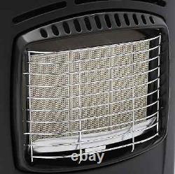 Dyna-Glo Propane Gas Portable Cabinet Space Heater 18K BTU Indoor Heating, Black