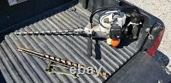ECHO EDR-2400 PORTABLE GAS POWERED DRILL 1/2 13 mm with bits
