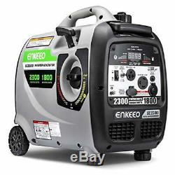 Enkeeo 2,300-Watt Quiet Portable Gas Powered Inverter Generator Home RV Camping