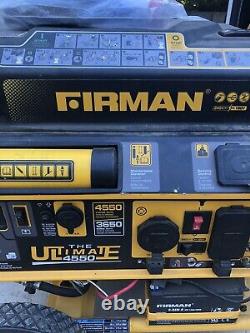 FIRMAN Ultimate 4550 Watt Portable Gas Generator with Remote Start and Wheel Kit
