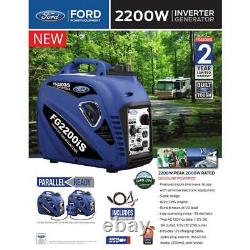 Ford FG2200iS 2200-W Super Quiet Portable Gas Powered Inverter Generator Home RV