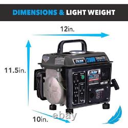 G1200SG Portable Gas-Powered Generator with Carrying Handle, 1200W, Black/Gray