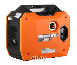 GENKINS 2300 Watt Inverter Generator Ultra Light Ultra Quiet Gas Powered