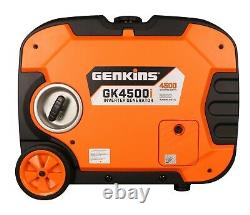 GENKINS 4500 Watt Portable Inverter Generator Gas Powered Ultra Quite RV Ready