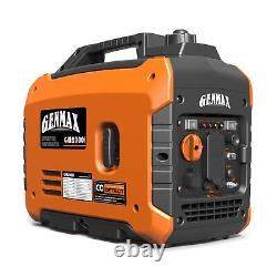 GENMAX Portable Inverter Generator, 2000W Ultra Quiet Gas Engine, EPA Compliant