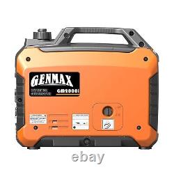 GENMAX Portable Inverter Generator, 2000W Ultra Quiet Gas Engine, EPA Compliant