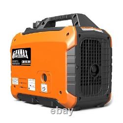 GENMAX Portable Inverter Generator, 2000W Ultra Quiet Gas Engine, EPA Compliant