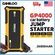 Gooloo 4000a Car Jump Starter 26000mah Box Power Bank Battery Booster Charger