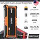 Gooloo 4000a Car Jump Starter 99.2wh Portable Power Bank 12v Vehicle Engine Pack