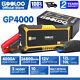 Gooloo Car Jump Starter 4000a Battery Chargers Booster Power Bank Portable 12v