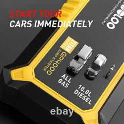 GOOLOO Car Jump Starter Power Bank 26800mAh Portable 12V Battery Charger 4000A