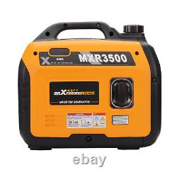 Gas Powered 3500 Watt Portable Inverter Generator Super Quiet 58 dB Home Backup