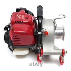 Gas-Powered Portable Capstan Winch Power of 1543.3Ib for Towing