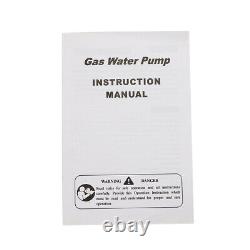 Gas-Powered Portable Water Pump, 1 Inch 1.7HP 2Stroke Petrol Water Transfer Pump