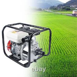 Gas-Powered Semi-Trash Water Pump Gasoline Water Pump 6.5 HP 2 Portable 36m3/H
