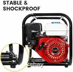 Gas Powered Water Pump Flood Irrigation 6.5 HP Portable Water Transfer 2 Inch