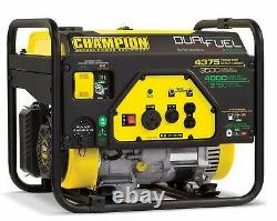 Gas Propane Power Generator Portable Dual Fuel Champion 3500W / 4375W