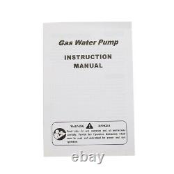 Gasoline Water Pump 1.7 HP 43CC 2 Stroke Portable Gas-Powered Semi-Trash Pump US