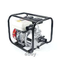 Gasoline Water Pump 210CC 2 Portable Gas Power Water Transfer Pump 4.8KW NEW