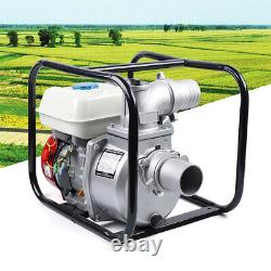 Gasoline Water Pump, 210CC 7.5 HP 3 Portable Gas-Powered Semi-Trash Water Pump