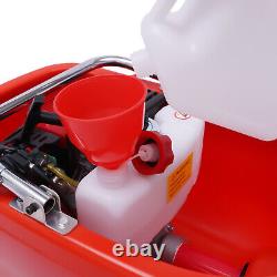 Gasoline Water Pump, 2.3 HP 52CC 1.5 Portable Gas-Powered Semi-Trash Water Pump