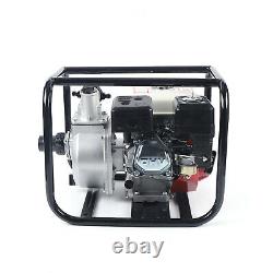 Gasoline Water Pump, 2-Stroke 210CC Engine 6.5HP 2 Portable Gas Powered 3600RPM