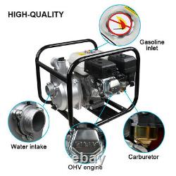 Gasoline Water Pump 6.5 HP 140GPM 2 Portable Gas Power Semi-Trash Water Pump