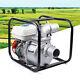 Gasoline Water Pump, 7.5 Hp 210cc 3 Portable Gas Power Semi-trash Water Pump Us