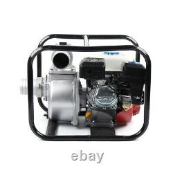 Gasoline Water Pump, 7.5 HP 210CC 3 Portable Gas-Powered Semi-Trash Water Pump