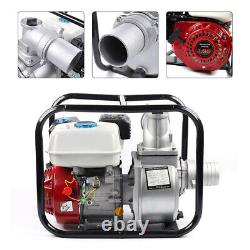 Gasoline Water Pump, 7.5 HP 210CC 3in Portable Gas-Powered Semi-Trash Water Pump