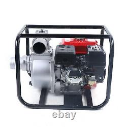 Gasoline Water Pump 7.5 HP 3KW 3 Portable Gas-Powered Semi-Trash Water Pump Red