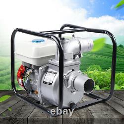 Gasoline Water Pump 7.5 HP 3 Portable Gas-Powered Semi-Trash Water Pump US