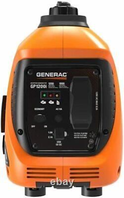 Generac 1,200-Watt Quiet Portable Gas Powered Inverter Generator Home RV Camping
