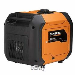 Generac 3500-W Quiet Portable Gas Powered Inverter Generator with Electric Start