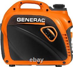 Generac 8250 GP2500i 2,500-Watt Gas-Powered Portable Generator, CARB Compliant