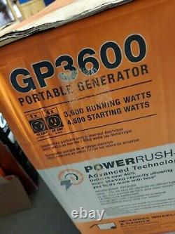 Generac GP3600 212cc 120-Volt 30-Amp Gas Powered Portable Generator g0076770
