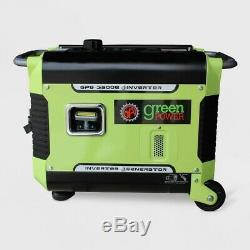 Green Power 3,500-W Quiet Portable Gas Powered Electric Start Inverter Generator