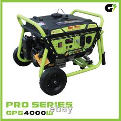 Green-Power America 4000 Watt 7 HP Portable Gas Powered Generator Recoil Start