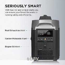 HYBRID GENERATOR Gas & Electric Option Self Auto Charge Turns on With PHONE APP